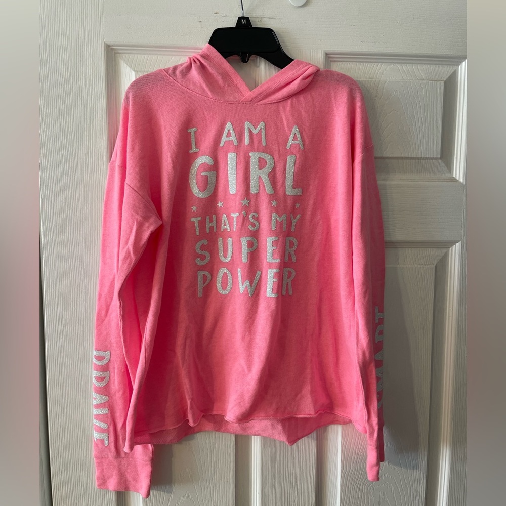 Justice Hoodie- size 18- Like New